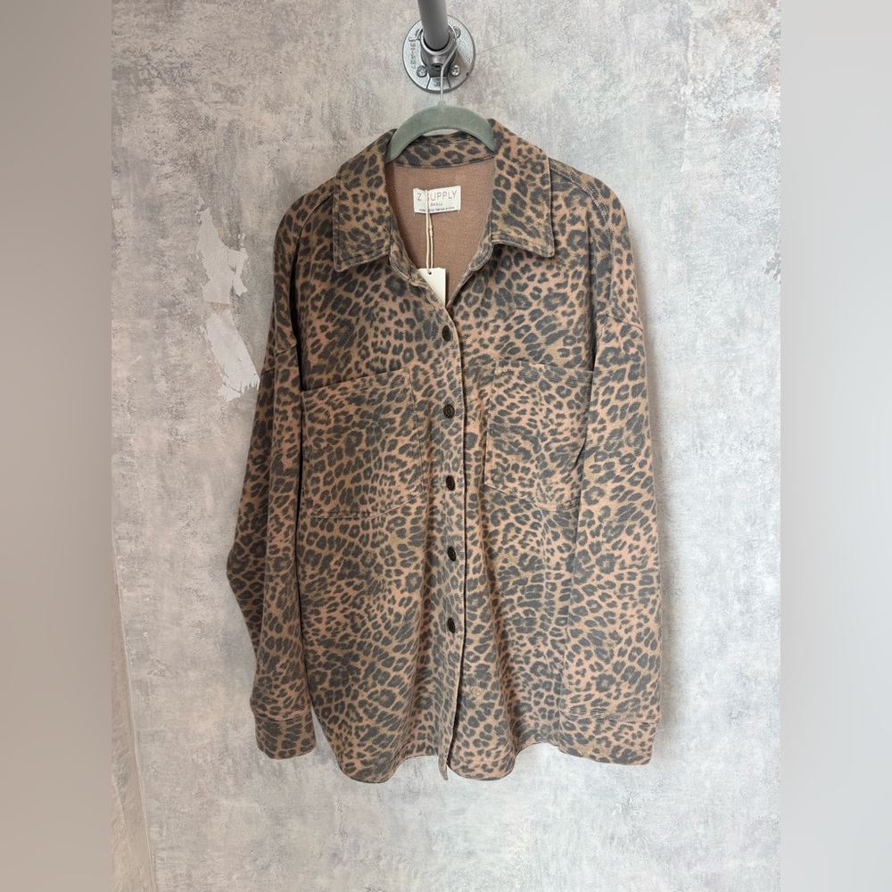 Z Supply All day Leopard Jacket